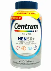 Vitamin Centrum Silver Nam 50+ 200 viên - Bổ sung Vitamin và Khoáng chất cho sức khỏe đàn ông trên 50 tuổi, hàng nhập Mỹ