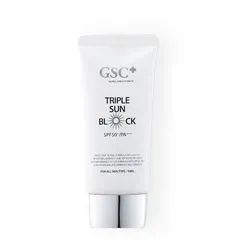 Kem Chống Nắng Vật Lý GSC+ Triple Sun Block SPF 50+/PA+++ - Bảo Vệ Da Toàn Diện, Chống Tia UV, Chống Lão Hóa, Dưỡng Da Tự Nhiên