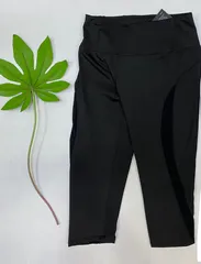 Quần Lửng Legging Nữ Phối Lưới Tập Gym Yoga Fitness Thể Thao - Mềm Mại Thấm Hút Mồ Hôi, Kèm Mút Nâng Ngực