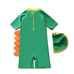 Đồ Bơi Chống Nắng cho Bé - Bộ Đồ Bơi Khủng Long Kèm Nón Bơi Cao Cấp, Chất Liệu Đàn Hồi, Bảo Vệ Da Khi Bơi