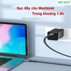Cáp Sạc Nhanh Type C 100W - Chip E-Marker, Truyền Dữ Liệu Tốc Độ Cao, Phù Hợp Điện Thoại, Laptop, Bảo Hành 1 Đổi 1, Đổi Trả 30 Ngày