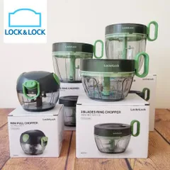 Dụng Cụ Băm/Xay Hành Tỏi Mini Hình Heo Lock&Lock CKS321 - Lưỡi Dao Thép Không Gỉ, Tiện Lợi Cho Nhà Bếp