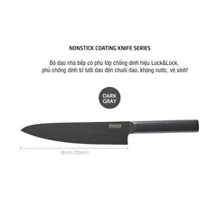 Dao Nhà Bếp CHEF’S KNIFE Lock&Lock CKK311 Dài 330mm Bằng Thép Không Gỉ