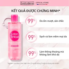 Nước Hoa Hồng Evoluderm 250ml/500ml - Dưỡng ẩm, Phục hồi da khô nhạy cảm với Tinh chất Nho và Cam thảo, Giúp da mềm mại, không chứa cồn