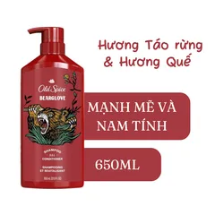 Dầu Gội Xả 2in1 BearGlove Old Spice 650ML USA Mẫu Mới 