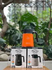 Phích Pha Trà Giữ Nhiệt 2GOOD B13 (1L) - Giữ Nóng - Lạnh 24h, Lõi Men Sứ, Hàng Chính Hãng, Dùng Ủ Trà, Uống Nước Mát