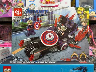 Đồ chơi lắp ráp Lego Captain America F9014-2 - Siêu Anh Hùng Marvel, Đồ Chơi Trẻ Em, Quà Tặng Fan Hâm Mộ