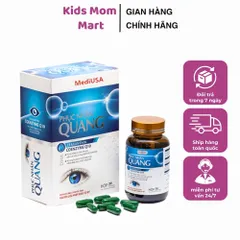 Viên Uống Bổ Mắt Phục Nhãn Quang - Hỗ Trợ Tăng Cường Thị Lực, Giảm Mỏi Mắt, Vitamin A, C, E, Dành Cho Người Sử Dụng Máy Tính 30 Viên
