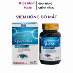 Viên Uống Bổ Mắt Phục Nhãn Quang - Hỗ Trợ Tăng Cường Thị Lực, Giảm Mỏi Mắt, Vitamin A, C, E, Dành Cho Người Sử Dụng Máy Tính 30 Viên