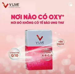 V-Oxy+ (V-LIVE) Cung cấp Oxy cho Máu giúp Tuần Hoàn Máu não Hỗ trợ Tim Mạch, huyết áp, giảm đau đầu, tăng cường trí nhớ