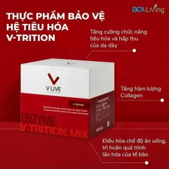 V-Trition+ Thực Phẩm Bảo Vệ Sức Khỏe Hệ Tiêu Hóa, Hỗ trợ Dạ dày, ruột non, đại tràng, các tổn thương hệ tiêu hoá