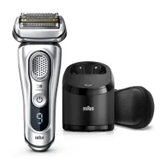 Máy Cạo Râu Điện Braun Series 9 9390cc - Công Nghệ SyncroSonic, Cạo Sát Nhẹ Nhàng, Made in Germany, Tặng Hợp Vệ Sinh