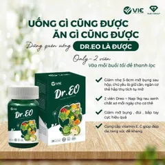 Viên uống detox Dr Eo viên uống thảo mộc hỗ trợ giảm mỡ bụng