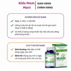 Viên Uống Lợi Sữa Mabio Cho Các Mẹ Sau Sinh Hỗ Trợ Cải Thiện Sữa Mẹ