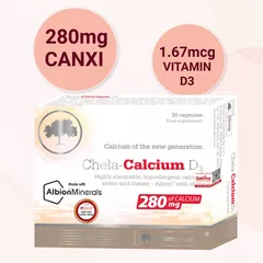 Canxi Chela Calcium D3- Bổ sung Canxi và D3 cho bà bầu và sau sinh