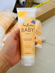 Lotion Dưỡng Da Organic Shea Moisture Baby 236ml - Kem Dưỡng Dịu Nhẹ Cho Bé Sơ Sinh, Nhiều Mùi Hương Tự Nhiên