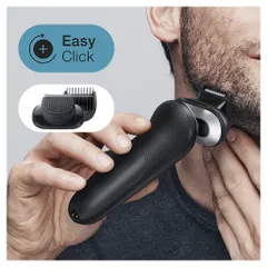 Máy Cạo Râu Braun Series 7 7075CC - Điện, Chống Thấm, Thích Ứng 360 Độ, Thời Gian Sạc 5 Phút, Trung Tâm SmartCare 4in1, Xuất Xứ Đức