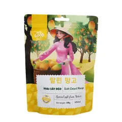 Xoài Sấy Dẻo Oh So Good 180g - Trái Cây Sấy Ngọt Tự Nhiên, Nguyên Chất, Không Biến Đổi Gen, Chất Lượng Xuất Khẩu