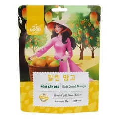 Xoài Sấy Dẻo Oh So Good 80g - Trái Cây Khô Ngọt Tự Nhiên, Thơm Ngon, Hàng Xuất Khẩu, Quà Tặng Ý Nghĩa