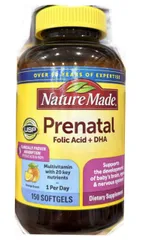 Vitamin Tổng Hợp Cho Bà Bầu Prenatal Multi + DHA 150 Viên - Dinh Dưỡng Cần Thiết Cho Mẹ Và Bé, Hỗ Trợ Phát Triển Thông Minh