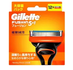 Lưỡi Cạo Râu Gillette Fusion (5+1) Set 12 Cái - Lưỡi Thay Thế Cho Máy Cạo Râu - Cạo Mịn Màu Sắc Nam giới