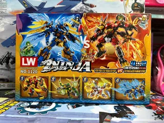 Đồ chơi lắp ráp Ninja rồng có 4 phân loại LW 1120-1 1120-2 1120-3 1120-4
