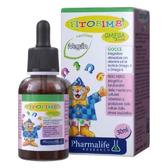 Siro Fitobimbi Omega Junior 30ml - Hỗ trợ phát triển não bộ và thị giác cho trẻ - Dầu Omega-3 tự nhiên an toàn cho sức khỏe trẻ nhỏ