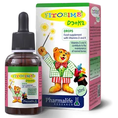 Siro Fitobimbi D3K2 cho Bé - Chai 30ml Hỗ Trợ Hấp Thu Canxi, Giúp Xương Răng Chắc Khỏe, Vitamin D3 và K2 Bổ Sung