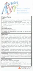 (có bill nhập) Nước muối vô trùng, làm sạch mũi cho bé Ayr Baby 30ml