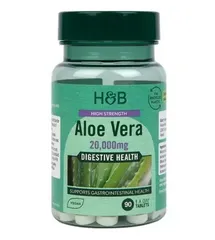 Viên thải độc ruột Aloe Vera Holland & Barrett 20.000mg lọ 90 viên Anh