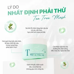 Mặt Nạ Đất Sét Tràm Trà – GUO Tea Tree Mask 50gr