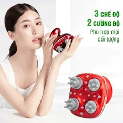 Máy Massage Đầu Cầm Tay NIKIO NK-111 - Giảm Đau Nhức, Chất Liệu Chống Nước, Đèn Hồng Ngoại, Thư Giãn, Giải Tỏa Stress