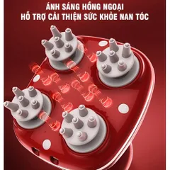 Máy Massage Đầu Cầm Tay NIKIO NK-111 - Giảm Đau Nhức, Chất Liệu Chống Nước, Đèn Hồng Ngoại, Thư Giãn, Giải Tỏa Stress