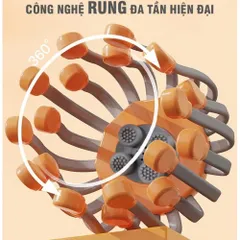 Máy Massage Đầu Bạch Tuộc Nikio NK-113 - Thiết Kế 3D, Công Nghệ Rung, 20 Chân Massage, Kích Thích Tuần Hoàn Máu, Thư Giãn Tinh Thần