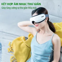 Máy Massage Mắt Nikio NK-116 - Công Nghệ Xoa Bóp Khí Nén, Nhiệt Nóng & Bluetooth Kết Nối Nghe Nhạc Thư Giãn Tối Ưu