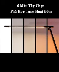 Đèn Học Bàn Chống Cận MITARY 7W Tích Điện, 5 Chế Độ Ánh Sáng, Gấp Gọn Tiện Lợi - Đèn LED Tiết Kiệm Năng Lượng 2500mAh