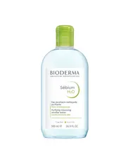 Dung dịch tẩy trang Bioderma Sebium H2O 500ml - Công nghệ Micellar cho da dầu, hỗn hợp và da mụn, làm sạch hiệu quả và kháng khuẩn