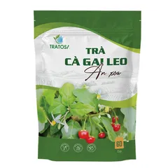 Trà Cà Gai Leo An Xoa TRATOSA - Giải Độc Gan, Hạ Men Gan, Hỗ Trợ Sức Khỏe, 60 Túi Lọc 5g, Thảo Dược Tự Nhiên Việt Nam