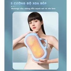 Gối Massage Hồng Ngoại Không Dây Nikio NK-135DC - Xoa Bóp 4D, Sưởi Nóng, Pin Sạc 2600mAh, Giảm Đau Cổ Vai Gáy, Tiện Lợi Sử Dụng Mọi Nơi
