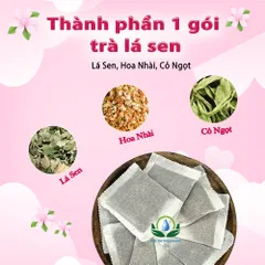 Trà Lá Sen - Hộp 30 Túi Lọc Dễ Uống, Mát Lành