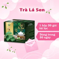 Trà Lá Sen - Hộp 30 Túi Lọc Dễ Uống, Mát Lành