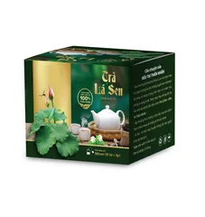Trà Lá Sen - Hộp 30 Túi Lọc Dễ Uống, Mát Lành