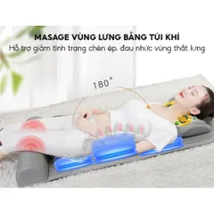 Nệm Massage Toàn Thân Nikio NK-152 - Đa Năng Xoa Bóp, Rung, Nhiệt Hồng Ngoại & Túi Khí - Giúp Giải Tỏa Căng Thẳng, Nhức Mỏi