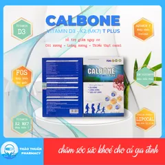 Viên uống bổ sung canxi - CALBONE VITAMIN D3 - K2 (MK7) T PLUS
