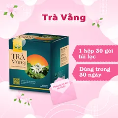 Trà Vằng Túi Lọc nhỏ gọn dễ dàng pha uống hộp 30 gói trong túi bạc