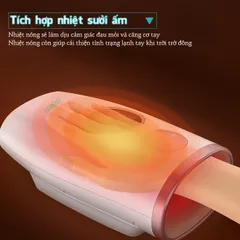Máy Massage Bàn Tay Nikio NK-330 - Công Nghệ Áp Suất Khí Nén, Nhiệt Nóng Giảm Đau, Tê Tay - Thiết Bị Massage Hiện Đại Cho Văn Phòng, Người Già