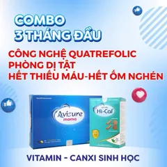 Combo Vitamin Avisure Mama 60 viên & Canxi HiCal 60 viên - Bổ sung sức khỏe thiết yếu cho mẹ bầu và người cần canxi