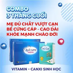 Combo Vitamin Avisure Mama 60 viên & Canxi HiCal 60 viên - Bổ sung sức khỏe thiết yếu cho mẹ bầu và người cần canxi