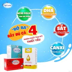 Combo Vitamin Tổng Hợp Avisure cho Bà Bầu - HiCal Canxi, Safoli Sắt, DHA Phát Triển Toàn Diện Cho Mẹ và Bé