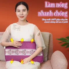 Túi Chườm Nóng Muối Biển Nikio NK-201 - Giảm Đau Nhức, Tăng Tuần Hoàn Máu, Chườm Bụng Kinh, 10 Mức Nhiệt Tùy Chỉnh